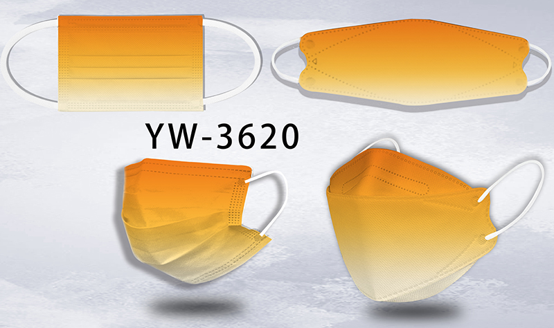 Digitalno ispisana maska ​​s gradijentnim uzorkom